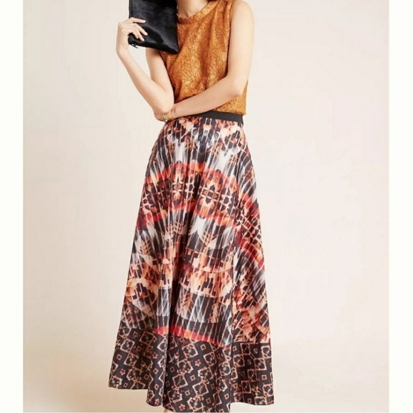 NWT Anthropologie Bhanuni by Jyoti Maxi skirt size Large - Picture 1 of 11